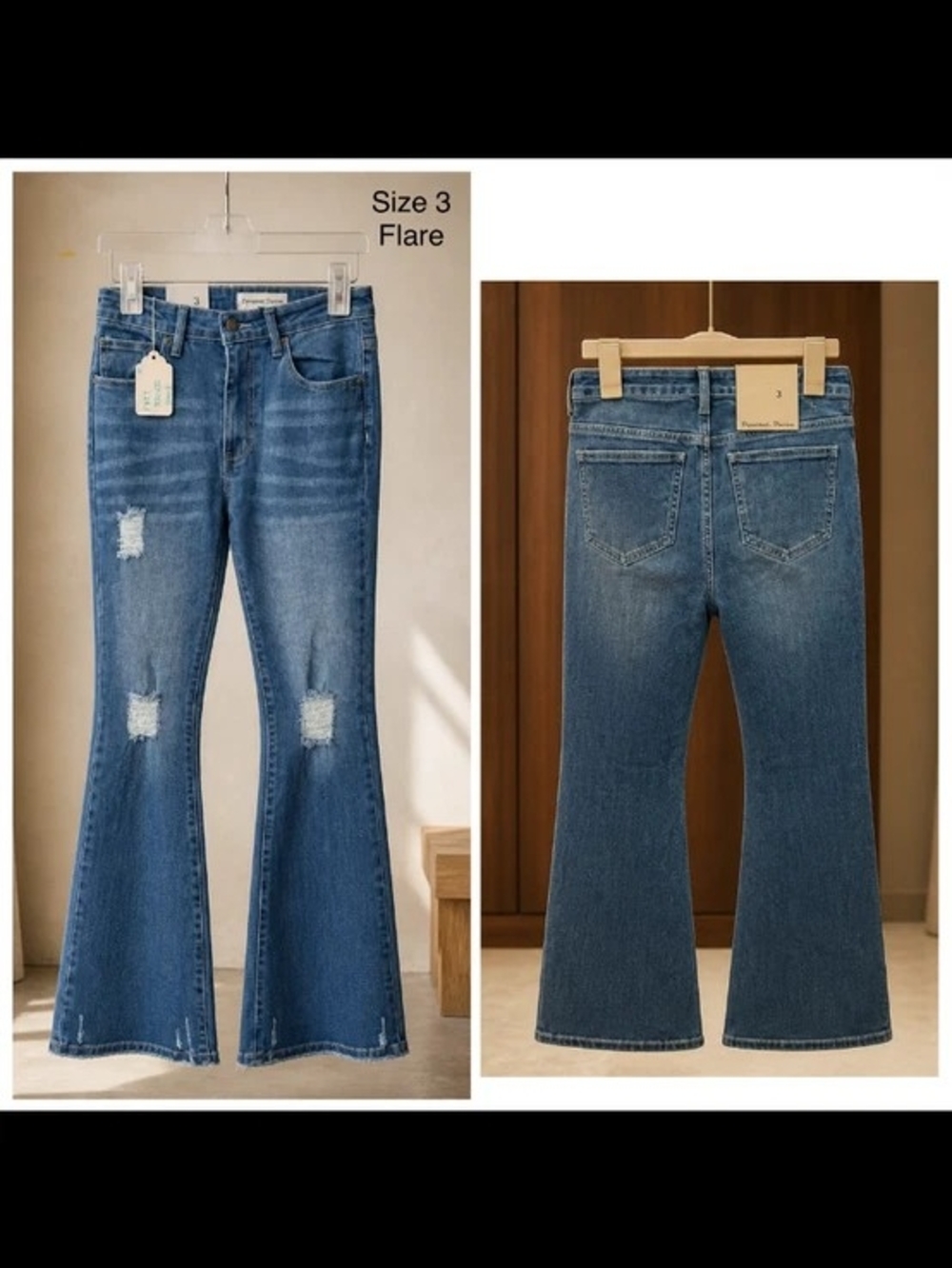 dynamic denim size 3 Flare